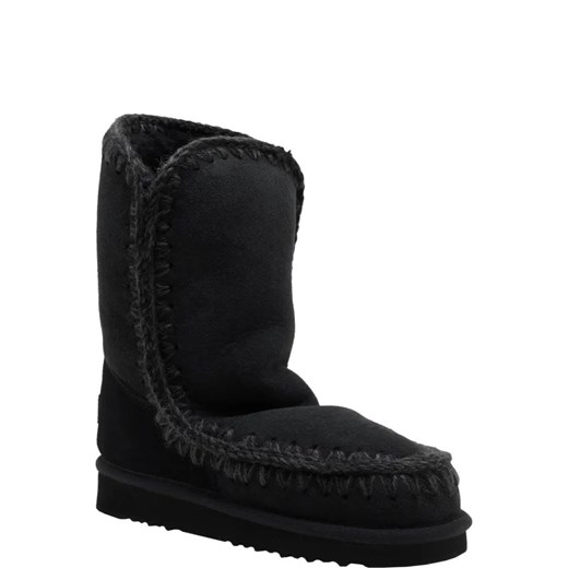 MOU Skórzane śniegowce | z dodatkiem wełny Mou 36 okazyjna cena Gomez Fashion Store