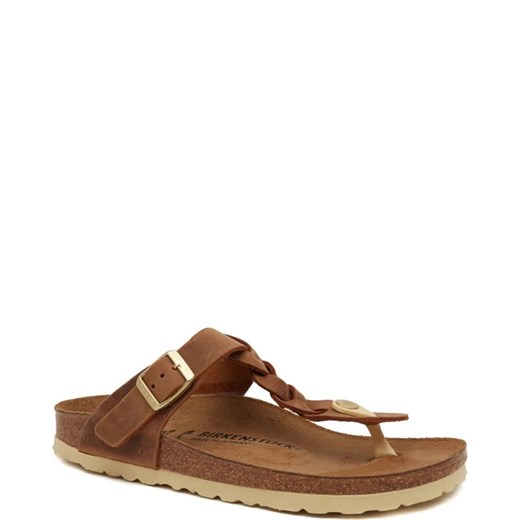Klapki damskie BIRKENSTOCK bez zapięcia z tworzywa sztucznego
