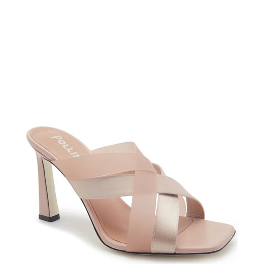 Pollini Klapki | z dodatkiem skóry ze sklepu Gomez Fashion Store w kategorii Klapki damskie - zdjęcie 169295605