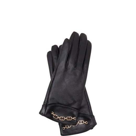TWINSET Skórzane rękawiczki ze sklepu Gomez Fashion Store w kategorii Rękawiczki damskie - zdjęcie 169295845