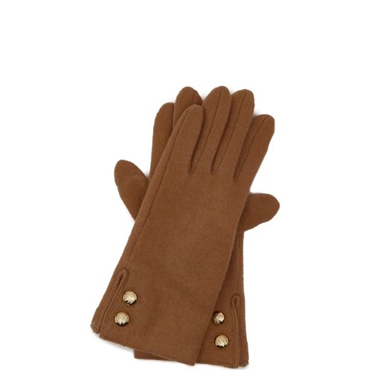 LAUREN RALPH LAUREN Wełniane rękawiczki | z dodatkiem kaszmiru ze sklepu Gomez Fashion Store w kategorii Rękawiczki damskie - zdjęcie 169295917
