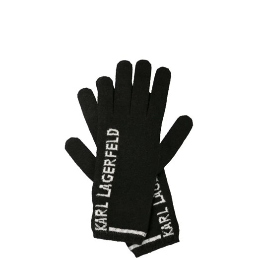 Karl Lagerfeld Rękawiczki | z dodatkiem wełny i kaszmiru Karl Lagerfeld M Gomez Fashion Store
