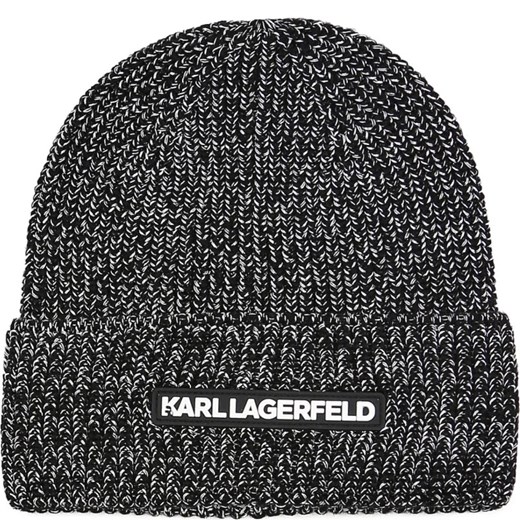 Karl Lagerfeld Czapka | z dodatkiem wełny i kaszmiru ze sklepu Gomez Fashion Store w kategorii Czapki zimowe damskie - zdjęcie 169296589