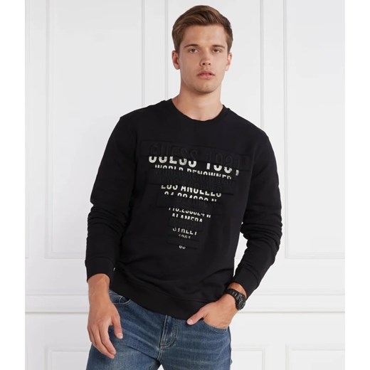 GUESS Bluza ABSTRACT TRIAN CN SW | Regular Fit Guess XL okazyjna cena Gomez Fashion Store