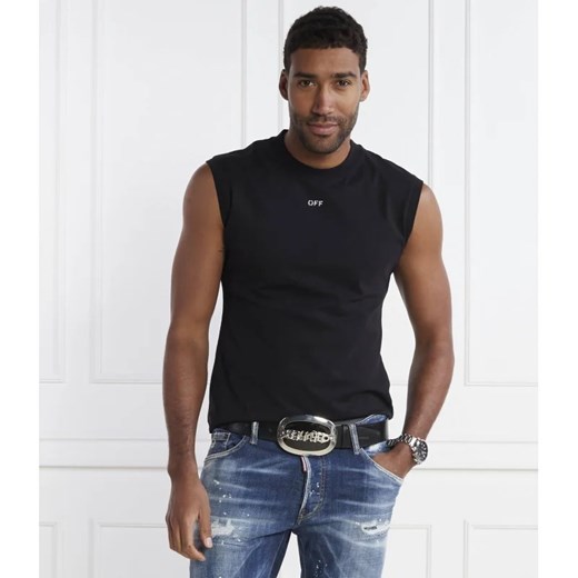 OFF-WHITE Tank top | Regular Fit ze sklepu Gomez Fashion Store w kategorii T-shirty męskie - zdjęcie 169296989