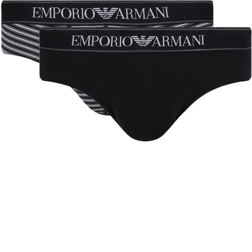 Emporio Armani Slipy 2-pack ze sklepu Gomez Fashion Store w kategorii Majtki męskie - zdjęcie 169297009