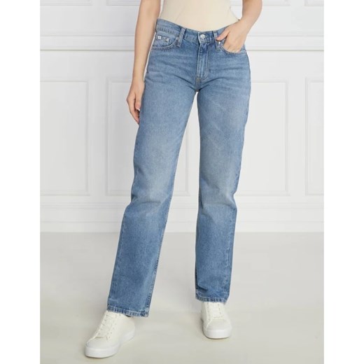 CALVIN KLEIN JEANS Jeansy LOW RISE STRAIGHT | Straight fit 30/30 Gomez Fashion Store