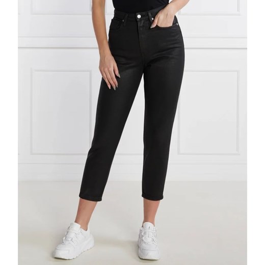 Czarne jeansy damskie Tommy Hilfiger w miejskim stylu 