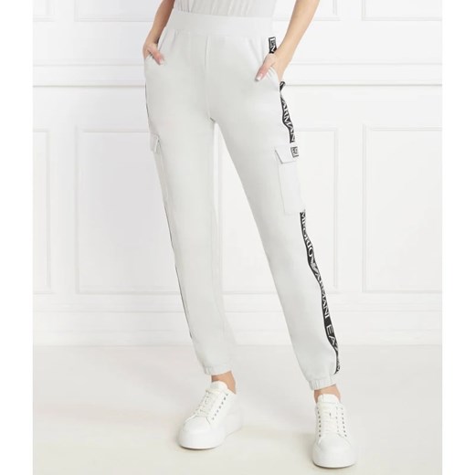 Szare spodnie damskie Emporio Armani na lato