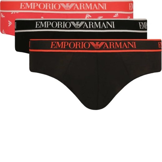 Emporio Armani Slipy 3-pack ze sklepu Gomez Fashion Store w kategorii Majtki męskie - zdjęcie 169297858