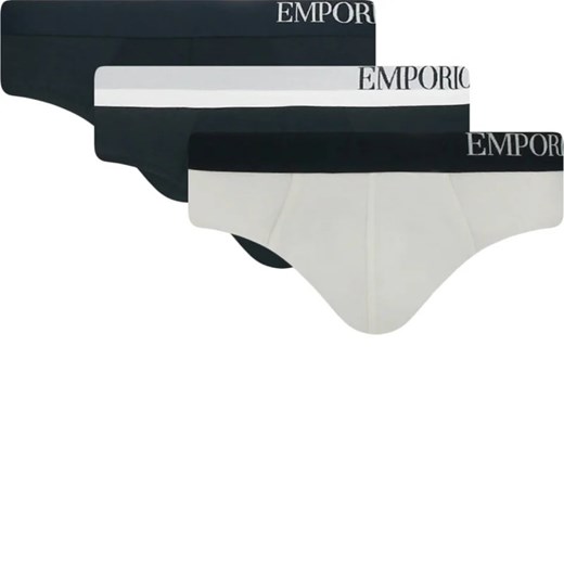 Emporio Armani Slipy 3-pack ze sklepu Gomez Fashion Store w kategorii Majtki męskie - zdjęcie 169297868