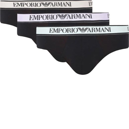 Emporio Armani Slipy 3-pack ze sklepu Gomez Fashion Store w kategorii Majtki męskie - zdjęcie 169298387