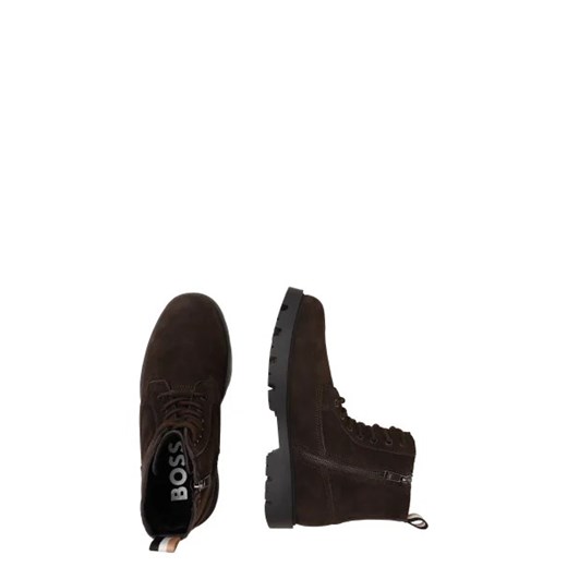 BOSS BLACK Skórzane trapery ADLEY 45 okazja Gomez Fashion Store