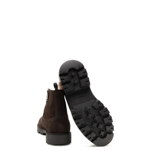 BOSS BLACK Skórzane trapery ADLEY 44 wyprzedaż Gomez Fashion Store