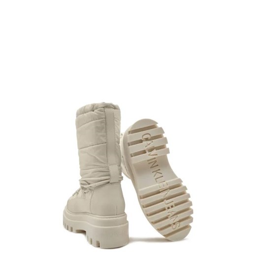 Śniegowce damskie Calvin Klein z tkaniny casual