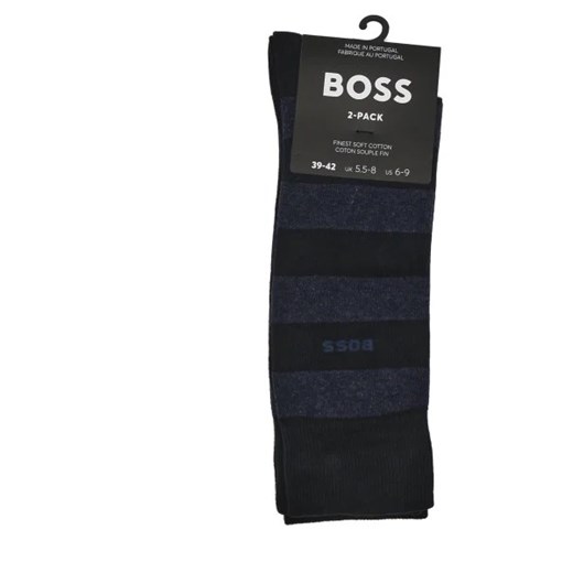 BOSS BLACK Skarpety 2-pack 2P RS BlockStrCol CC 43-46 Gomez Fashion Store wyprzedaż