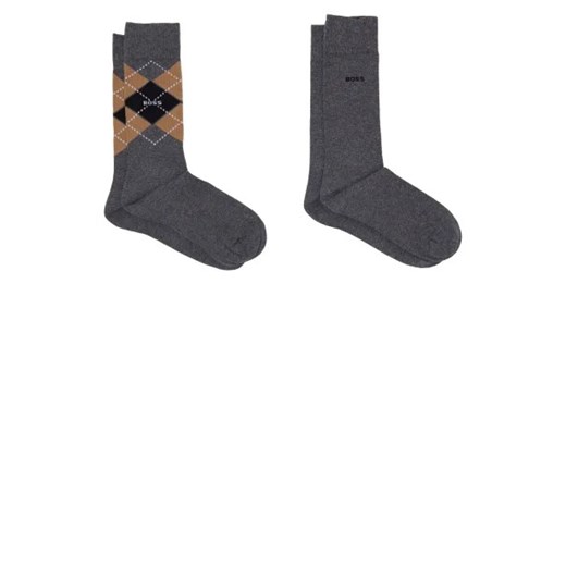 BOSS BLACK Skarpety 2-pack 2P RS Argyle Col CC 43-46 promocyjna cena Gomez Fashion Store
