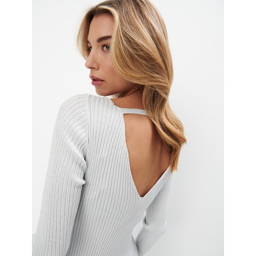 Sukienka Mohito na spacer z długim rękawem 