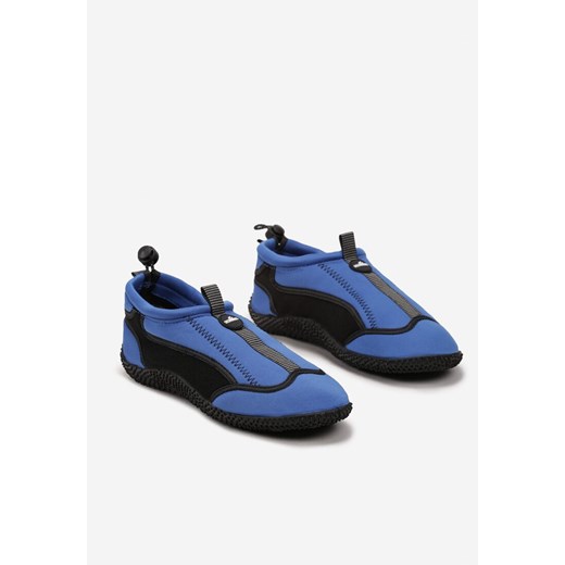 Niebieskie buty sportowe damskie Born2be bez zapięcia