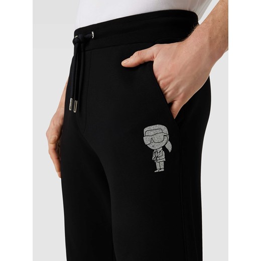 Spodnie dresowe z detalem z logo Karl Lagerfeld M Peek&Cloppenburg 