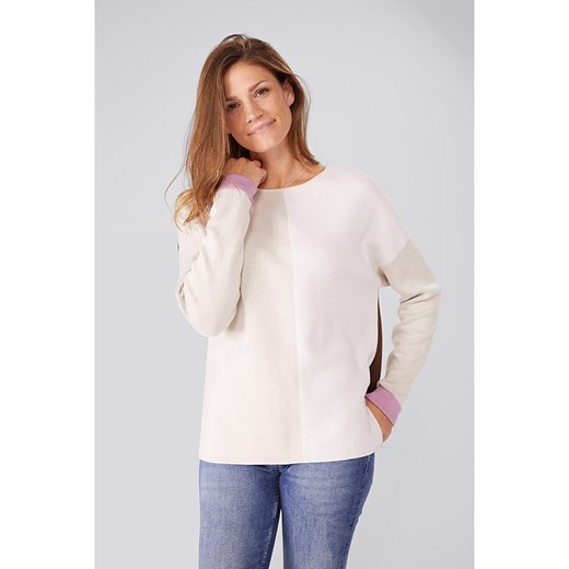 LIEBLINGSSTÜCK Sweter w kolorze biało-beżowo-jasnobrązowym ze sklepu Limango Polska w kategorii Swetry damskie - zdjęcie 169319495