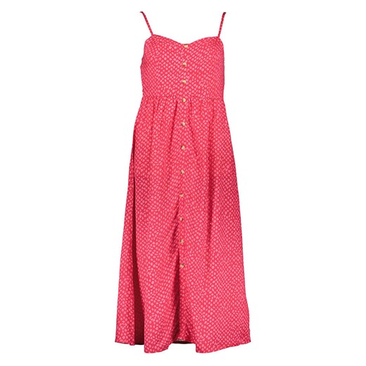 Sukienka Lascana różowa mini z bawełny na ramiączkach luźna 