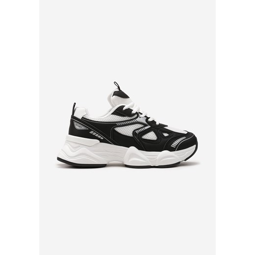 Buty sportowe damskie Born2be sneakersy sznurowane wielokolorowe