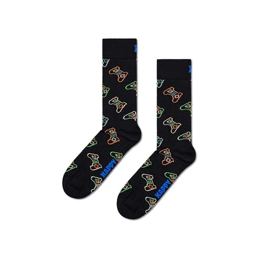 Happy Socks skarpetki Gaming Sock kolor czarny ze sklepu ANSWEAR.com w kategorii Skarpetki damskie - zdjęcie 169325388