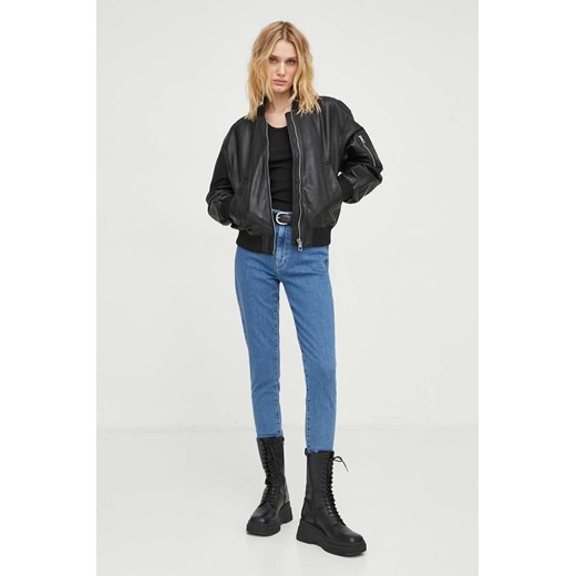 Levi&apos;s jeansy RETRO HIGH SKINNY damskie kolor niebieski ze sklepu ANSWEAR.com w kategorii Jeansy damskie - zdjęcie 169325846