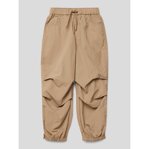Spodnie materiałowe o kroju slim fit z elastycznym pasem ze sklepu Peek&Cloppenburg  w kategorii Spodnie chłopięce - zdjęcie 169330609