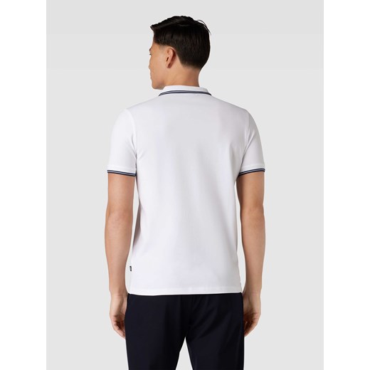 Koszulka polo o kroju slim fit z paskami w kontrastowym kolorze model ‘Pavlos’ M Peek&Cloppenburg 