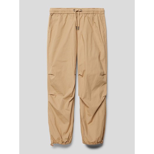 Spodnie materiałowe o kroju slim fit z elastycznym pasem ze sklepu Peek&Cloppenburg  w kategorii Spodnie chłopięce - zdjęcie 169330767