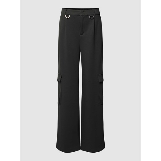 Spodnie z szerokimi nogawkami i kieszeniami cargo ze sklepu Peek&Cloppenburg  w kategorii Spodnie damskie - zdjęcie 169330809