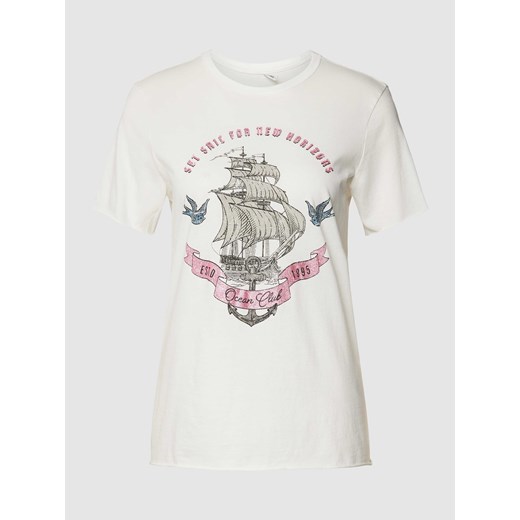 T-shirt z nadrukiem z motywem model ‘LUCY LIFE’ ze sklepu Peek&Cloppenburg  w kategorii Bluzki damskie - zdjęcie 169331397