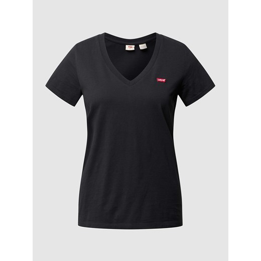 T-shirt z naszywką z logo ze sklepu Peek&Cloppenburg  w kategorii Bluzki damskie - zdjęcie 169331448