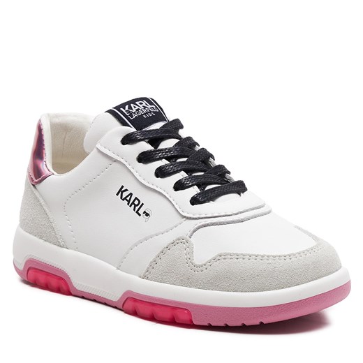 Sneakersy Karl Lagerfeld Kids Z30008 M White 10P 31 eobuwie.pl