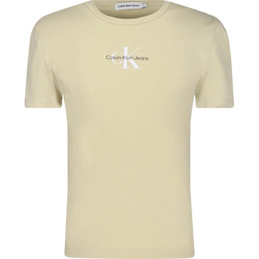 CALVIN KLEIN JEANS T-shirt | Regular Fit ze sklepu Gomez Fashion Store w kategorii Bluzki dziewczęce - zdjęcie 169334955