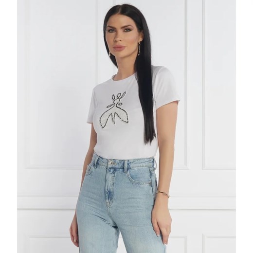 Patrizia Pepe T-shirt | Regular Fit ze sklepu Gomez Fashion Store w kategorii Bluzki damskie - zdjęcie 169335037