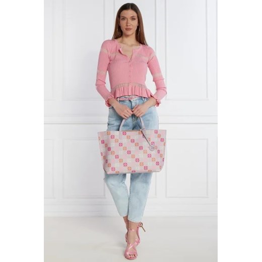 Pinko Skórzana shopperka CARRIE Pinko OS Gomez Fashion Store