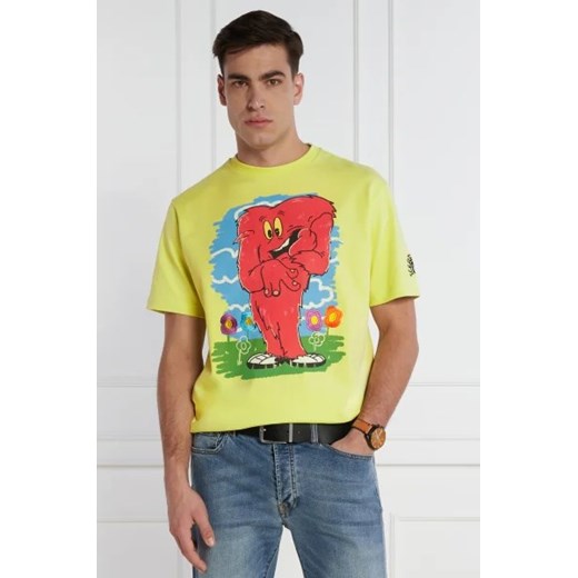 T-shirt męski Iceberg w nadruki na lato