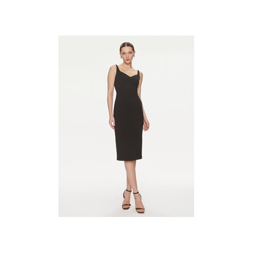 Elisabetta Franchi Sukienka koktajlowa AB-544-41E2-V360 Czarny Regular Fit ze sklepu MODIVO w kategorii Sukienki - zdjęcie 169339929