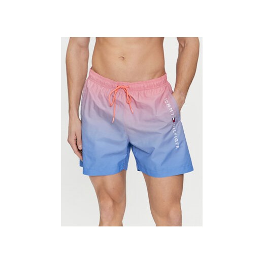 Tommy Hilfiger Szorty kąpielowe UM0UM03266 Kolorowy Regular Fit ze sklepu MODIVO w kategorii Kąpielówki - zdjęcie 169340388