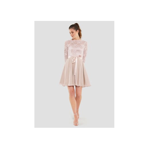Swing Sukienka koktajlowa 77758810 Różowy Regular Fit ze sklepu MODIVO w kategorii Sukienki - zdjęcie 169340459