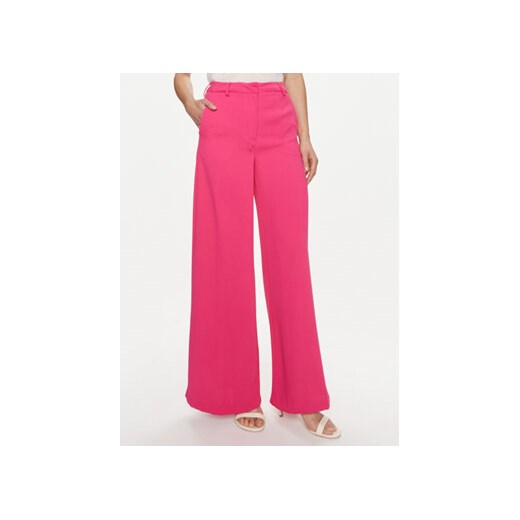 Silvian Heach Spodnie materiałowe Pallis GPP24002PA Różowy Wide Leg ze sklepu MODIVO w kategorii Spodnie damskie - zdjęcie 169340648