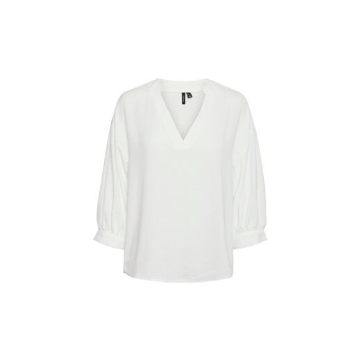 Vero Moda Curve Bluzka 10294269 Biały Regular Fit 52 MODIVO