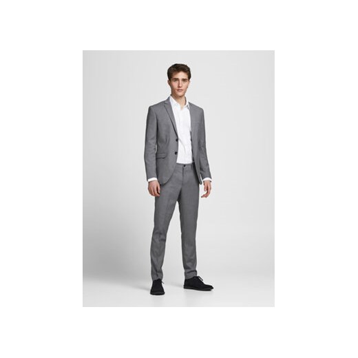 Jack&Jones Garnitur Franco 12181339 Szary Super Slim Fit ze sklepu MODIVO w kategorii Garnitury męskie - zdjęcie 169341038