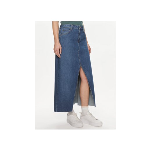 Lee Spódnica jeansowa 112349007 Niebieski Loose Fit ze sklepu MODIVO w kategorii Spódnice - zdjęcie 169341608