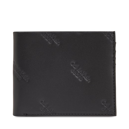 Duży Portfel Męski Calvin Klein Jeans Logo Print Bifold Id K50K511814 Allover Print 0GK ze sklepu eobuwie.pl w kategorii Portfele męskie - zdjęcie 169367936