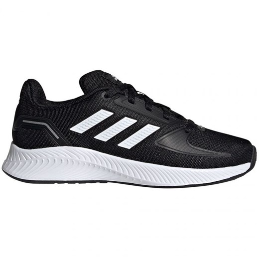 Buty adidas Runfalcon 2.0 K Jr FY9495 czarne niebieskie ze sklepu ButyModne.pl w kategorii Buty sportowe dziecięce - zdjęcie 169368168