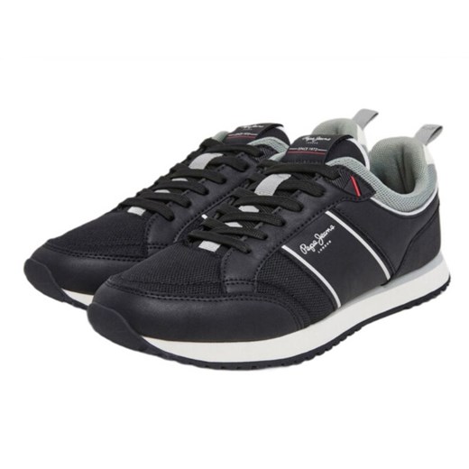 Czarne buty sportowe męskie Pepe Jeans jesienne